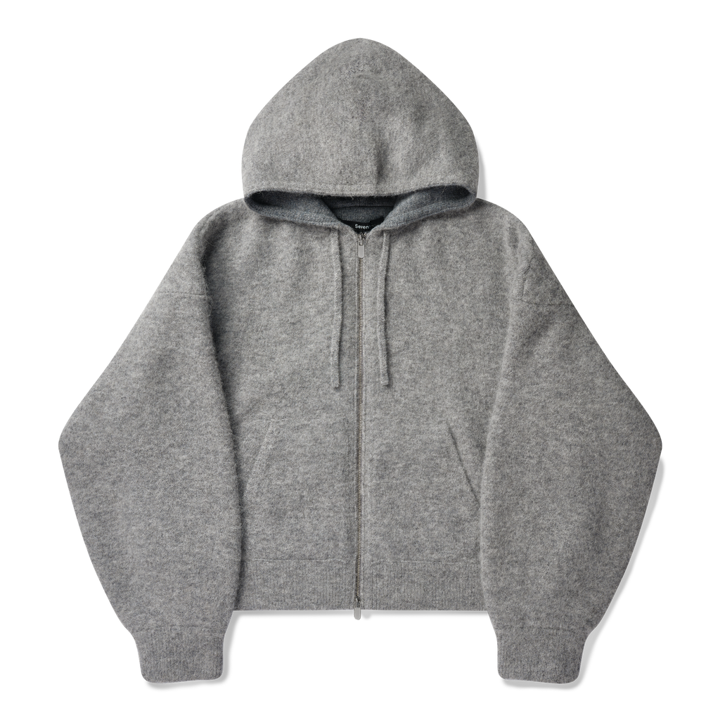 トップス FOLL baby alpaca ds knit jacket 2 FOLL baby alpaca drivers knit jacket 2