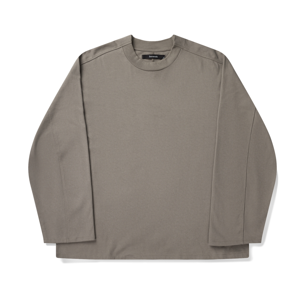 D7 Studio Long Sleeve Tee in Cement – Seventh