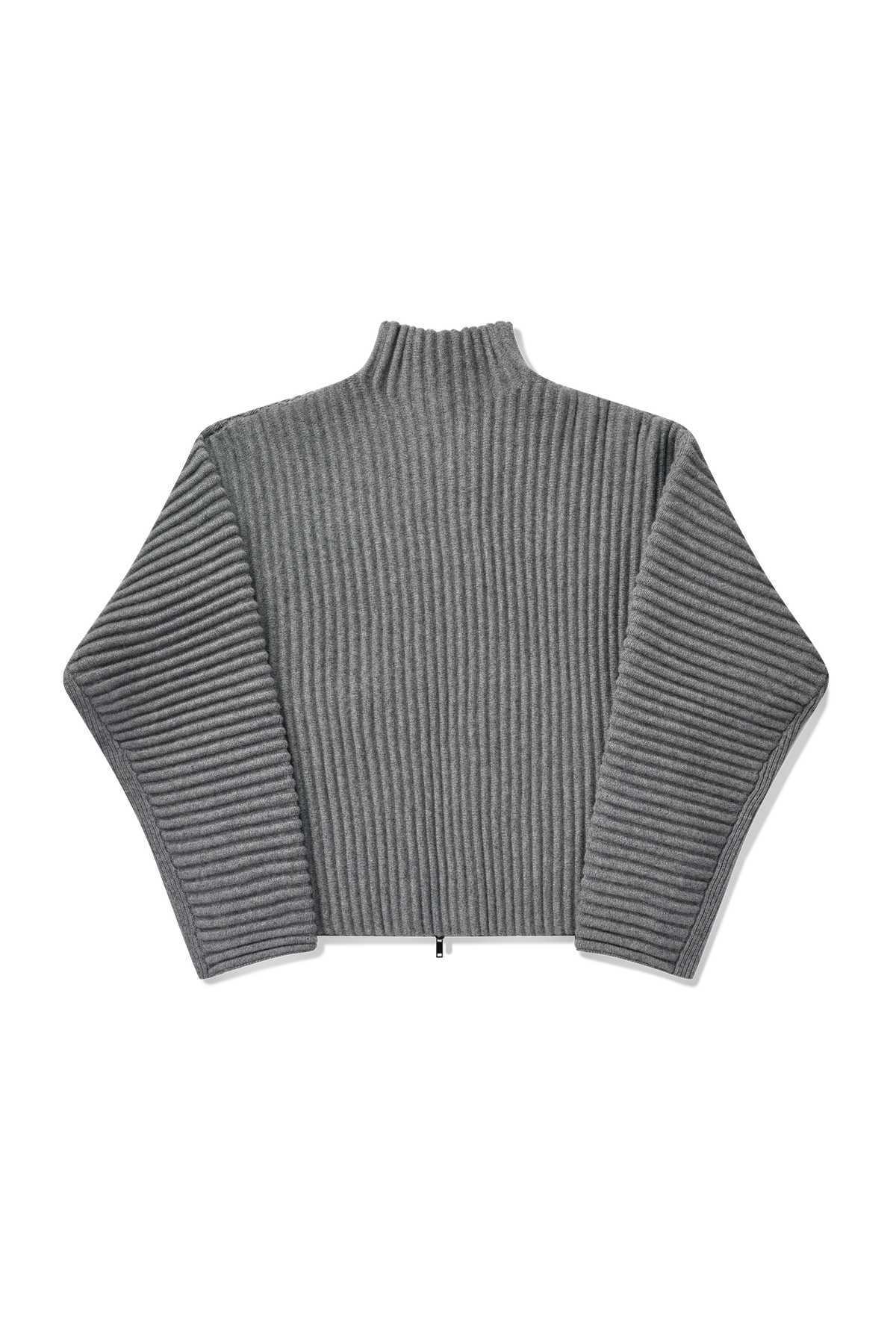 Globe Rib Knit Cardigan in Rhino