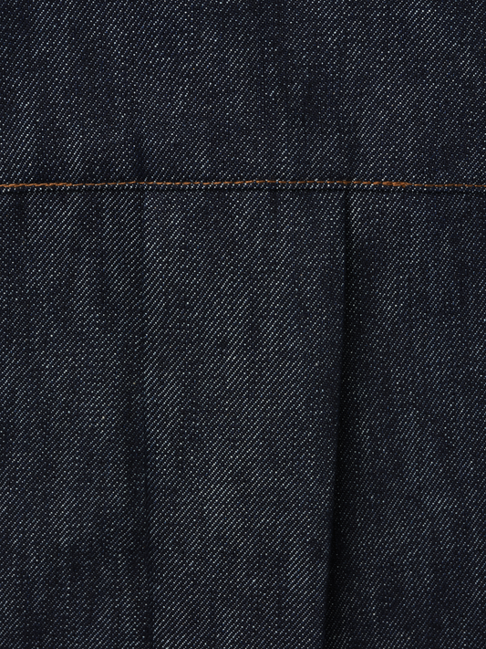M5 Cuban Collar Shirt in Raw Indigo