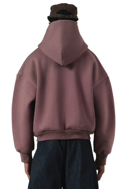 V2 Zip Hoodie in Cranberry