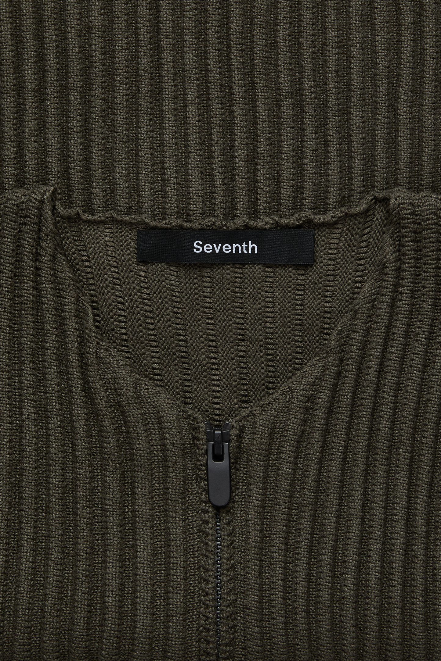 Ribbed Knit Kimono Top in Thyme