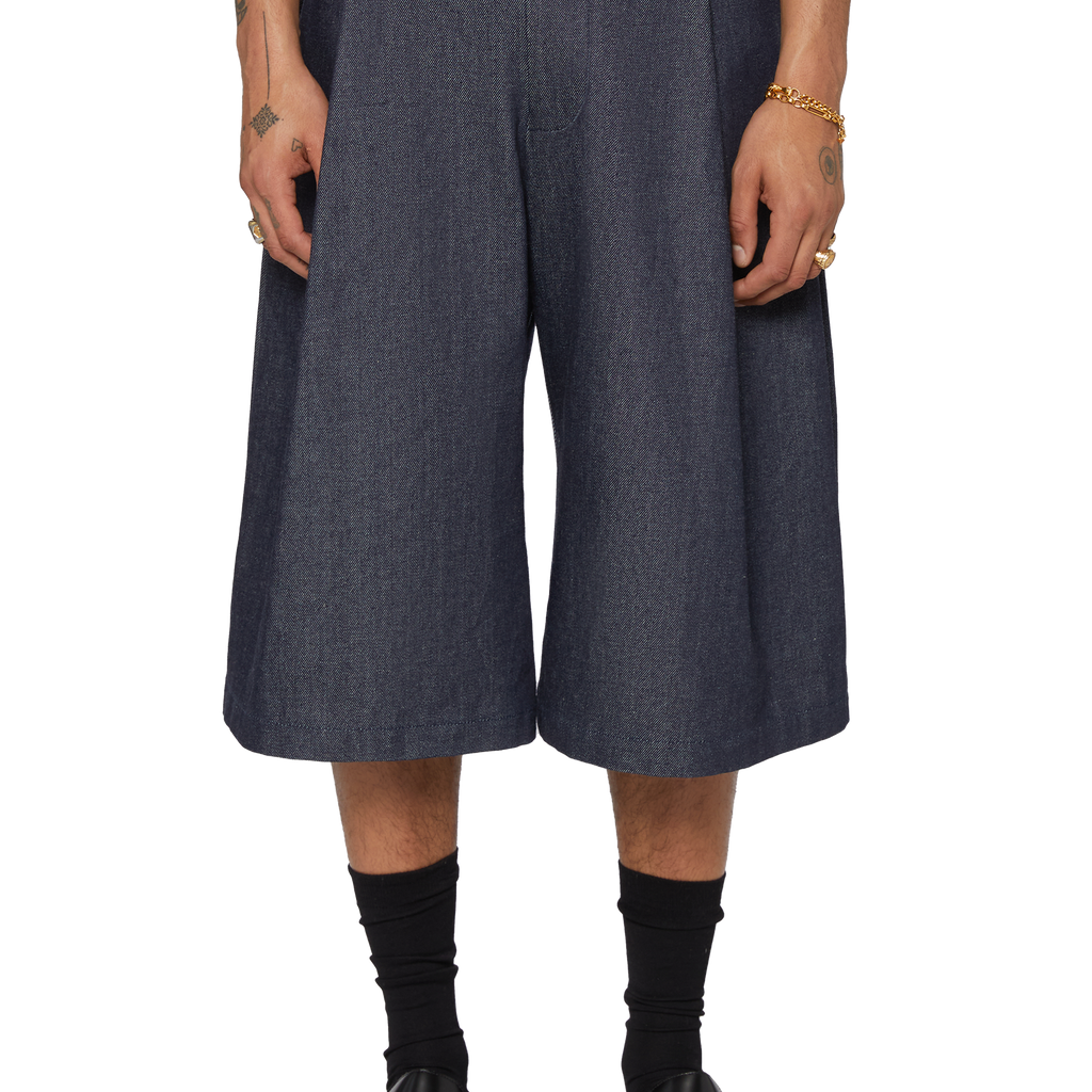 Denim 440 Bermuda Jorts in Indigo – Seventh Denim 440 Bermuda Jorts in Indigo – Seventh