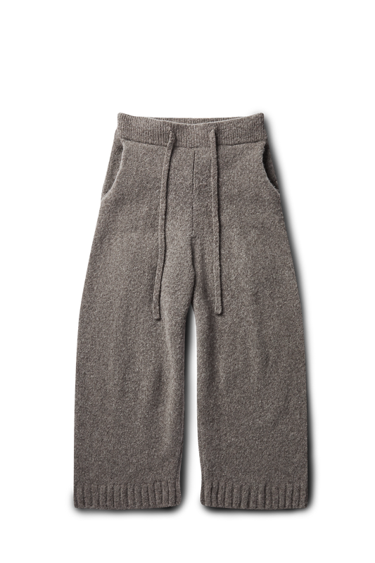 Wool-knit Stacks in Latte Grain