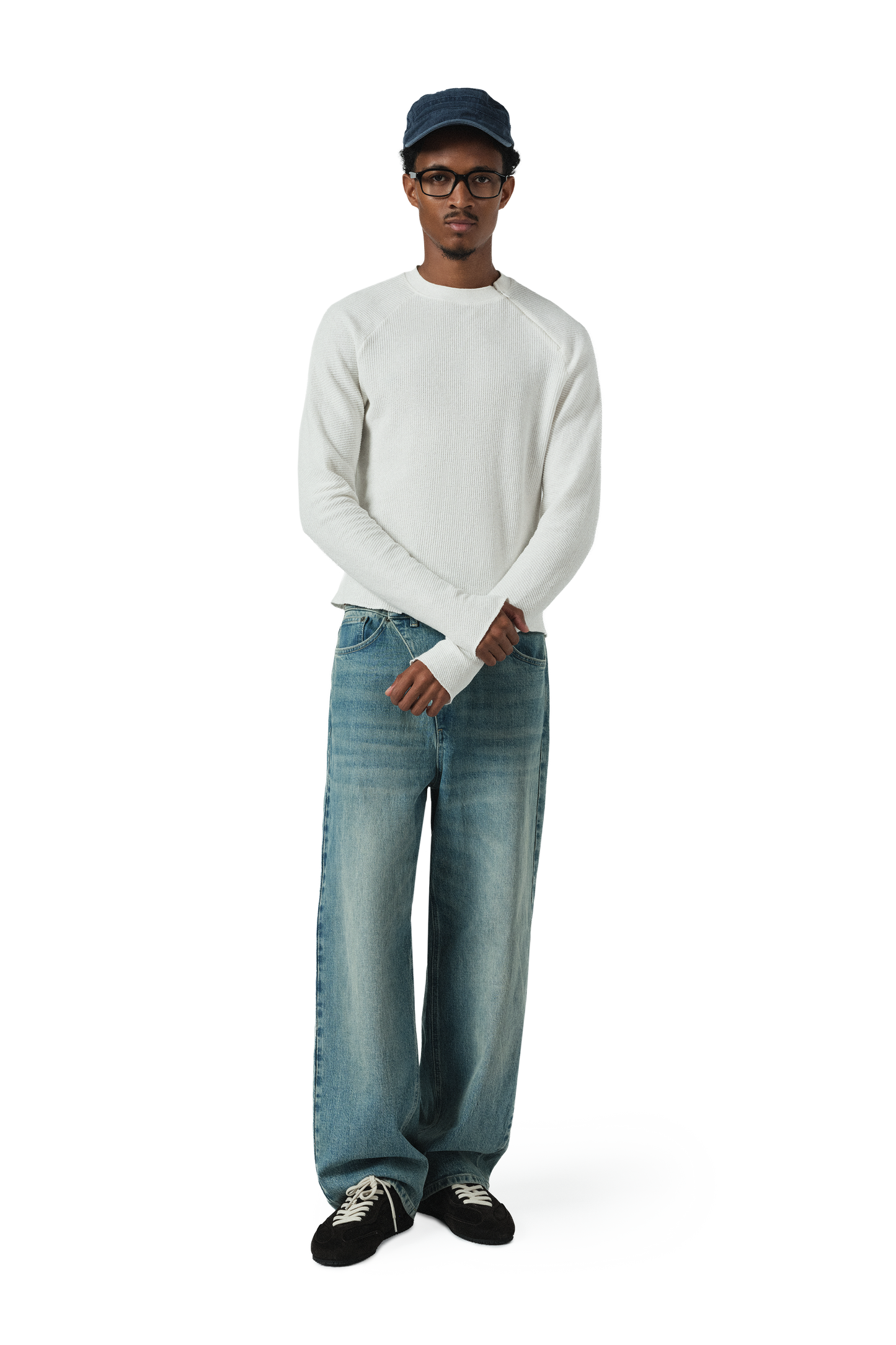 Henley Longsleeve in Dove