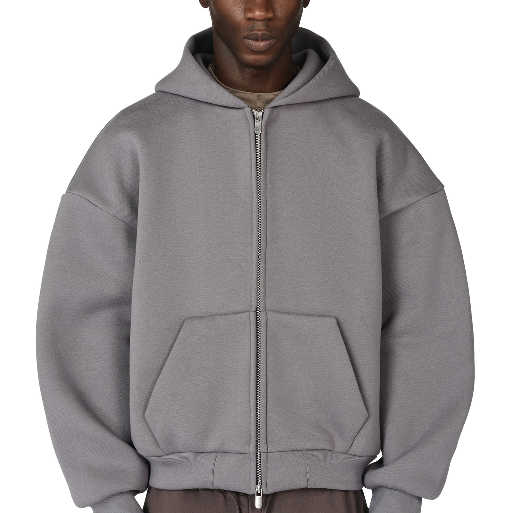 Powder Blue V2 Zipped Hoodie | Mens Tracksuit Hoodies | Seventhstores