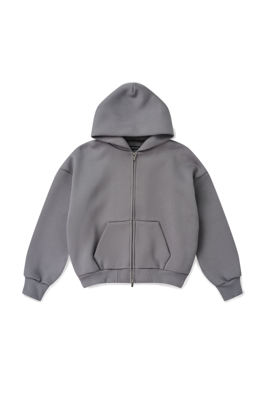 V2 Zipped Hoodie in Powder Blue