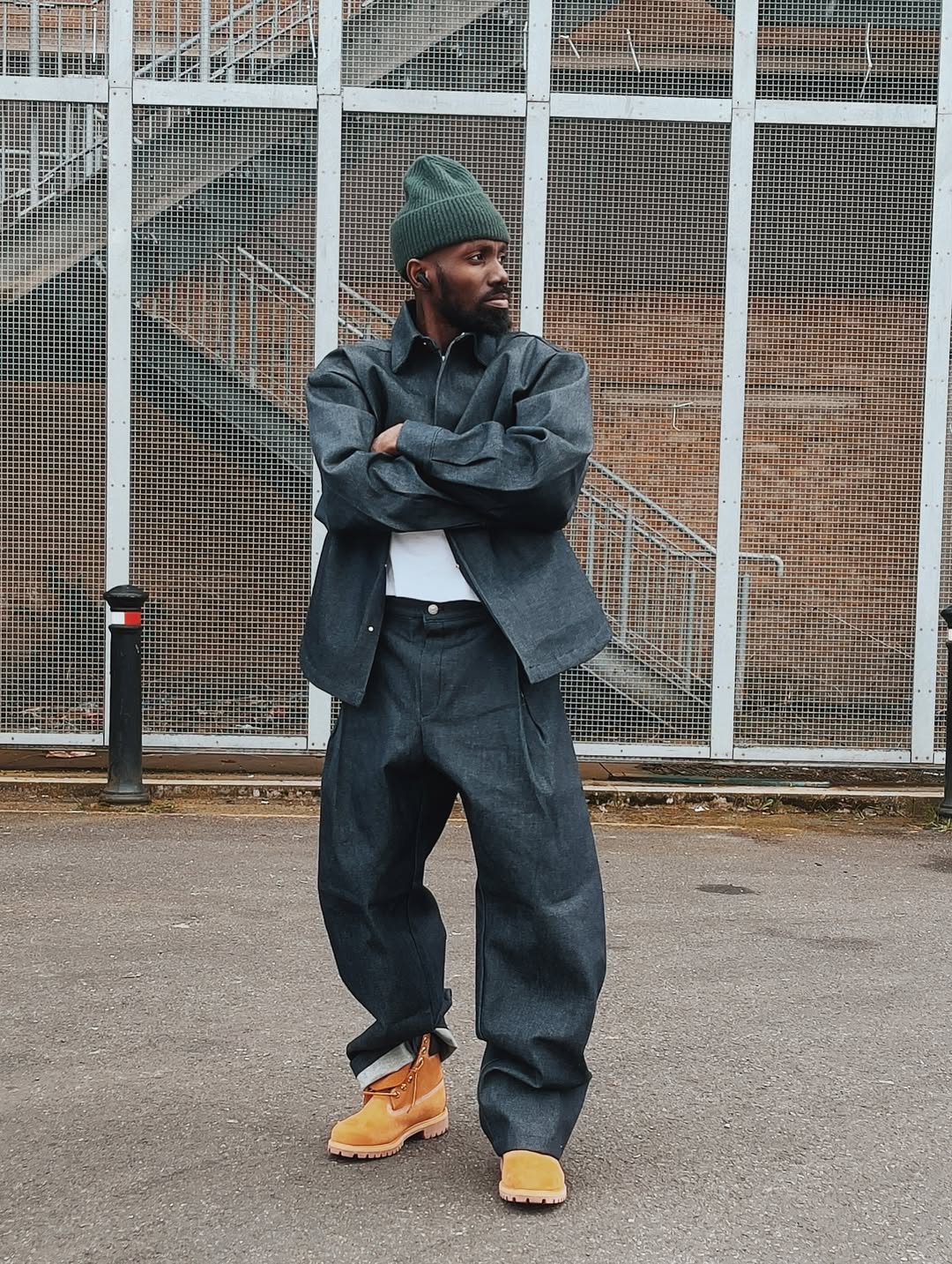 『TEN DENIM STAND SHT BLUE M』 Denim 101 – Seventh