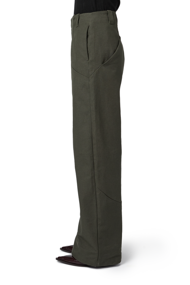 Canvas Workwear Pant in Thyme