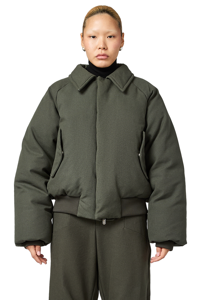 Canvas Aero Coat in Thyme