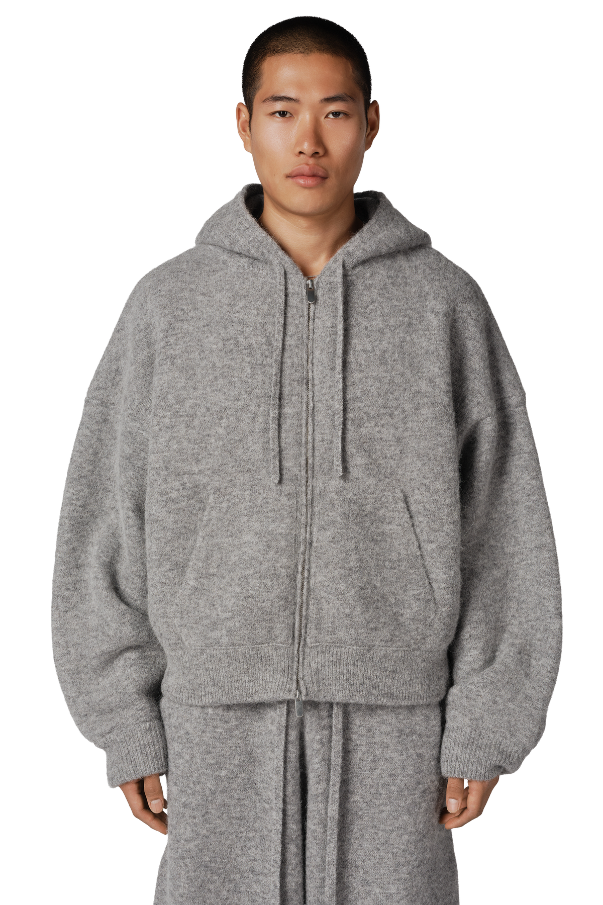 Alpaca Knit V2 Jacket in Alpaca Cloud