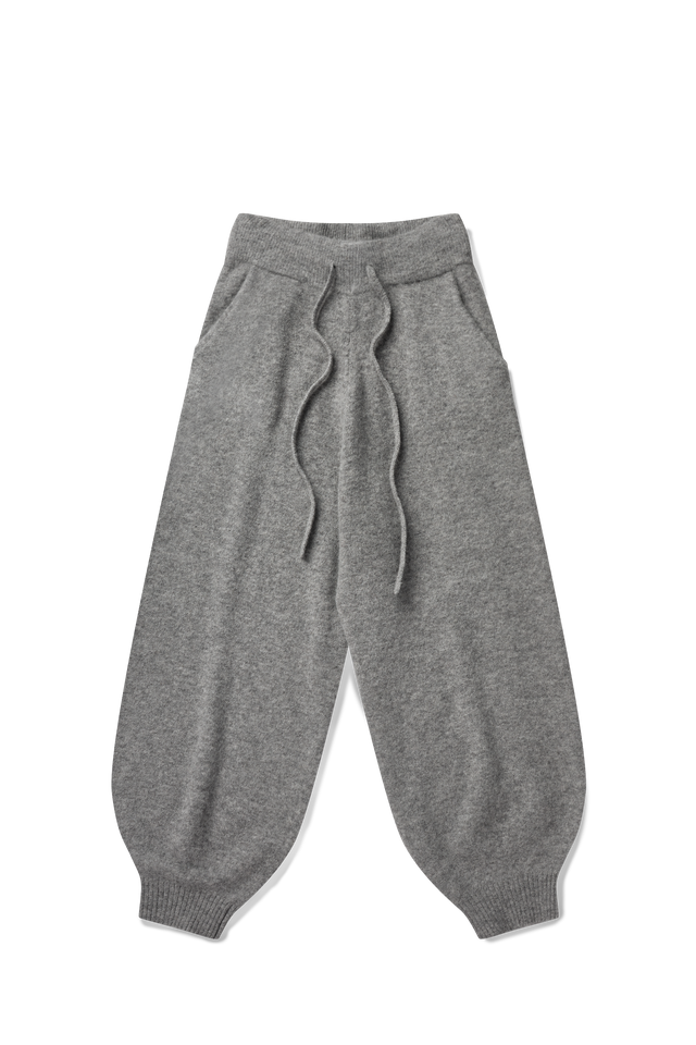 Alpaca Knit Cuff Pant in Alpaca Cloud