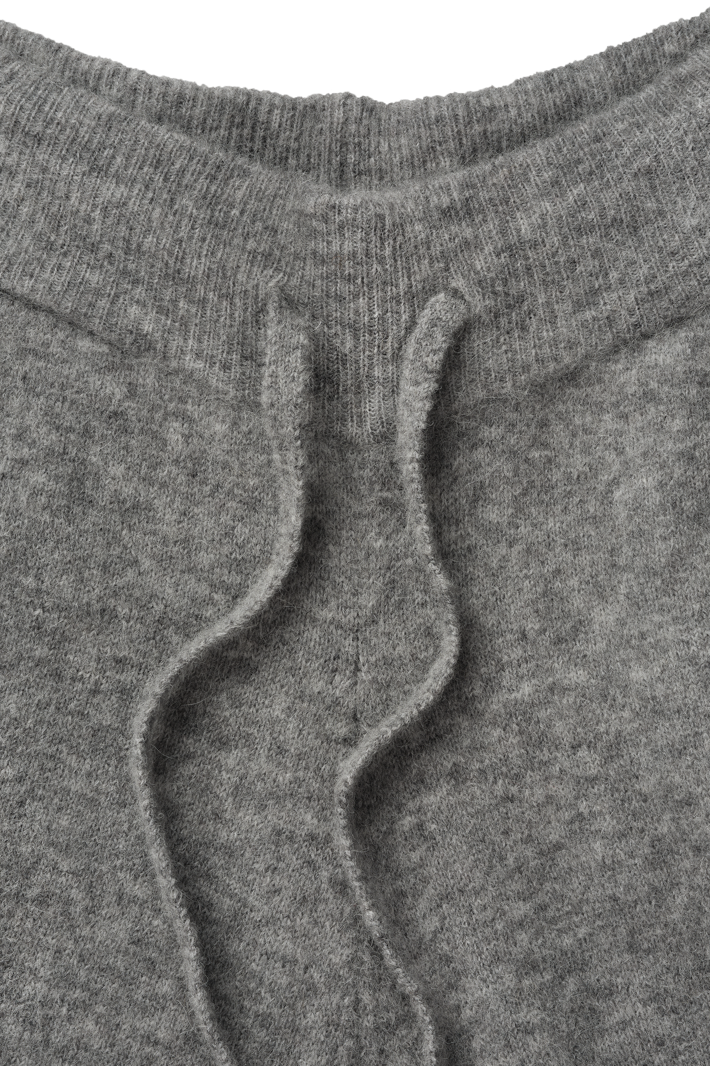 Alpaca Knit Cuff Pant in Alpaca Cloud
