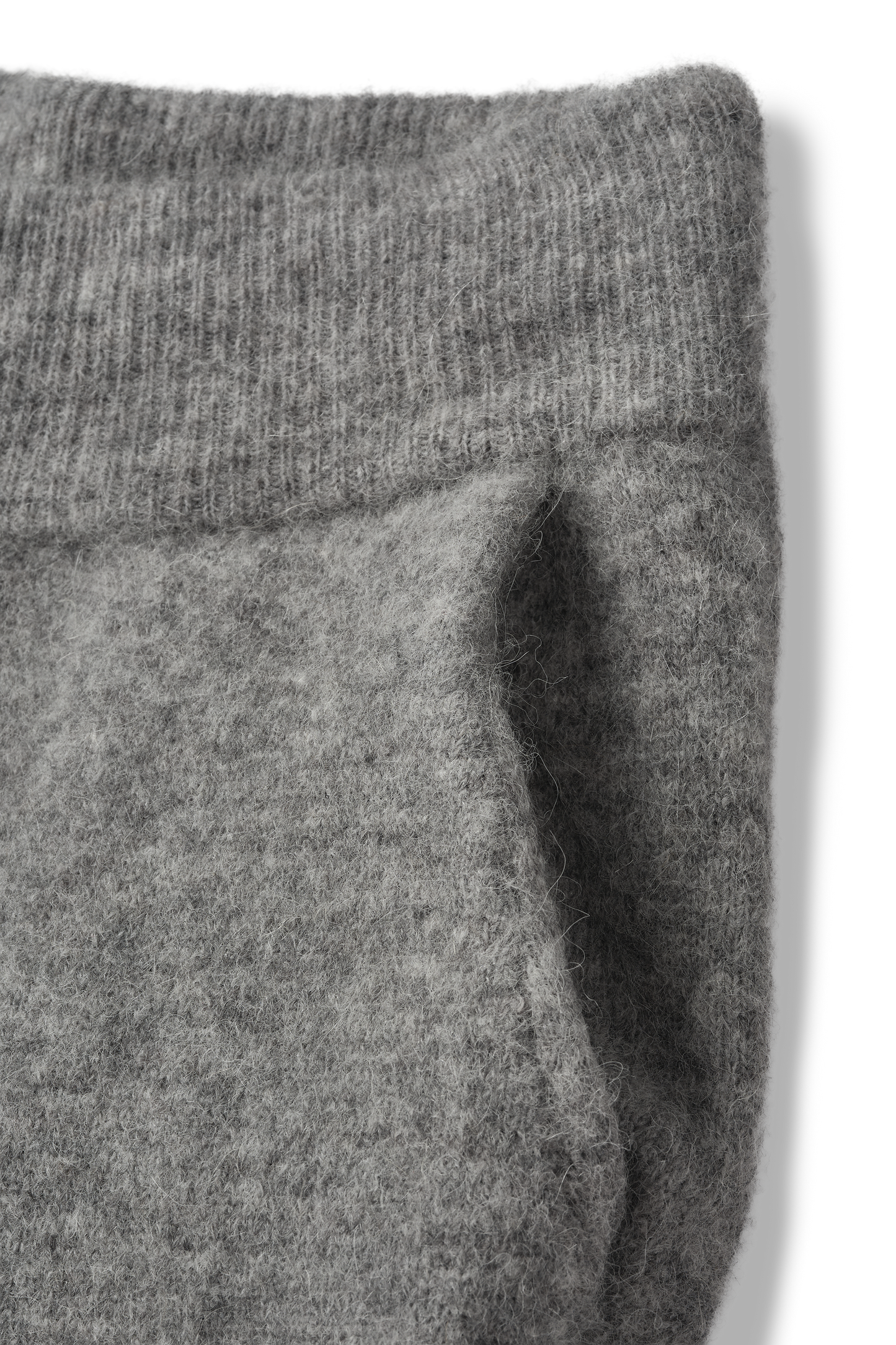 Alpaca Knit Cuff Pant in Alpaca Cloud