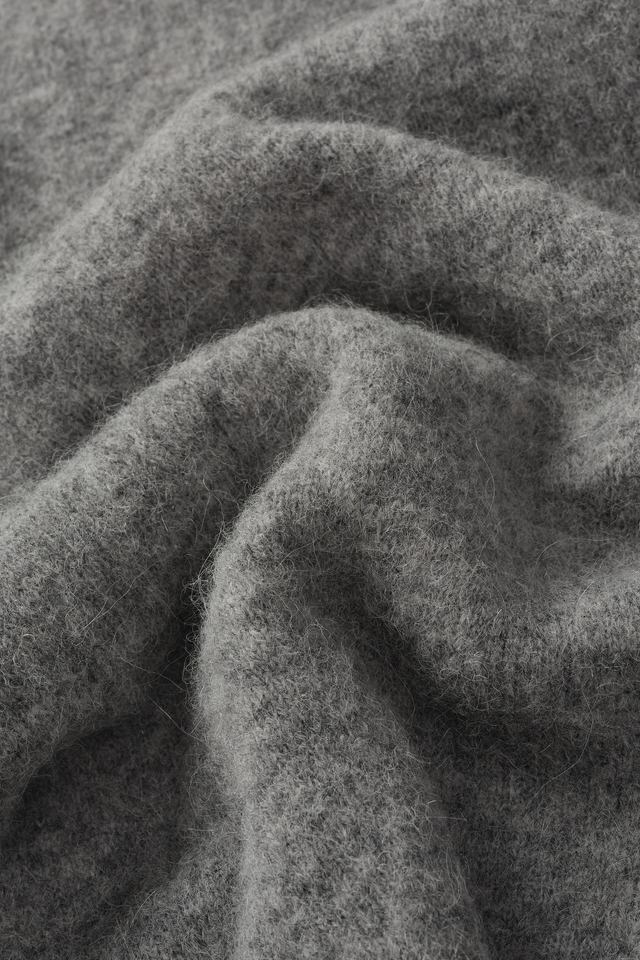 Alpaca Knit Cuff Pant in Alpaca Cloud