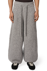 Alpaca Knit Cuff Pant in Alpaca Cloud