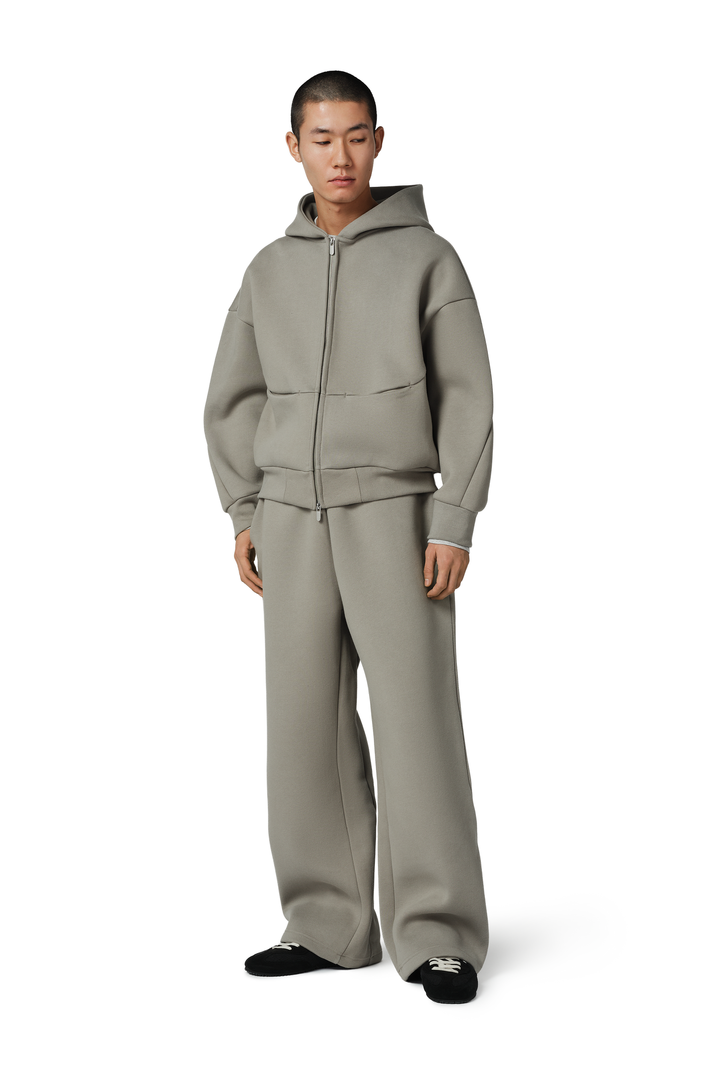 Arc 180 V2 Zip Hoodie in Ash Sage