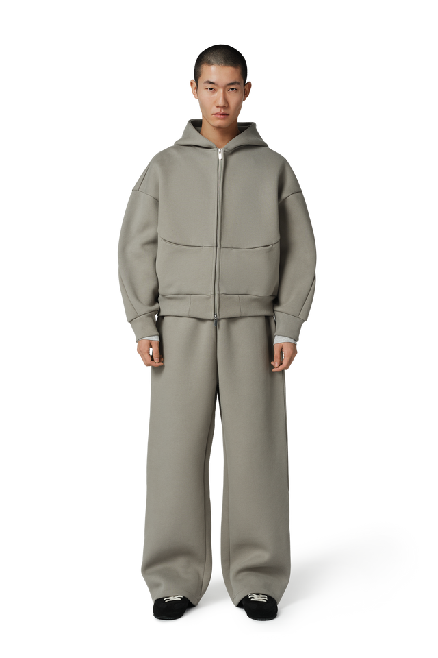 Arc 180 V2 Zip Hoodie in Ash Sage