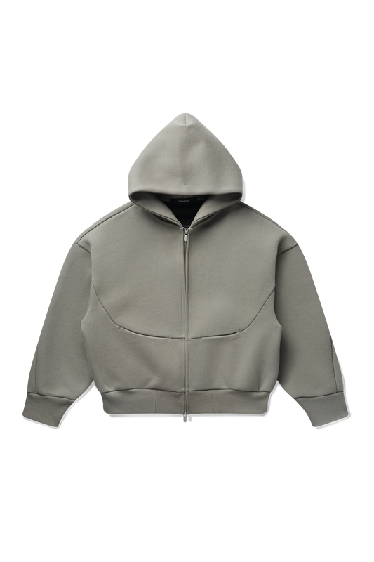 Arc 180 V2 Zip Hoodie in Ash Sage