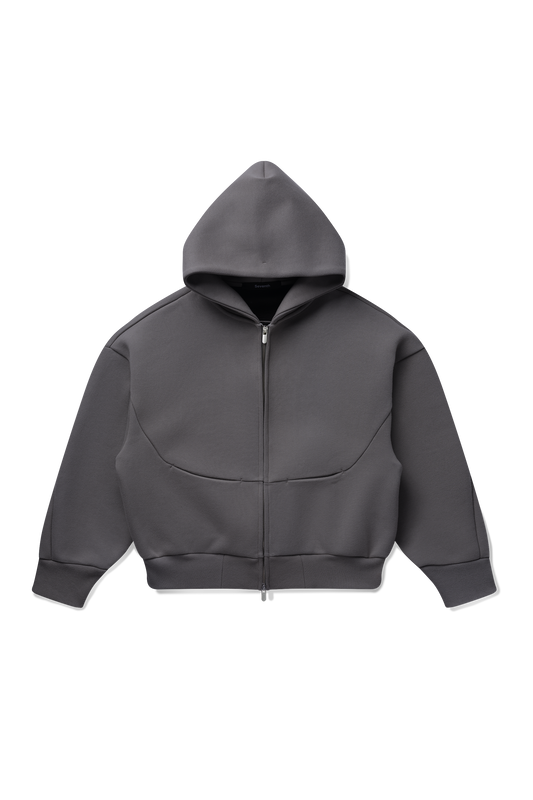 Arc 180 V2 Zip Hoodie in Charcoal