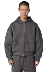 Arc 180 V2 Zip Hoodie in Charcoal