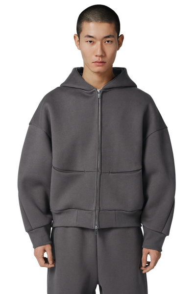 seventh パーカーM グレー Arc 180 V2 Zip Hoodie in Charcoal – Seventh