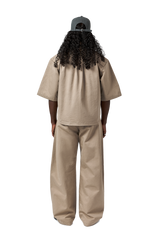 M5 Cuban Collar Shirt in Mushroom