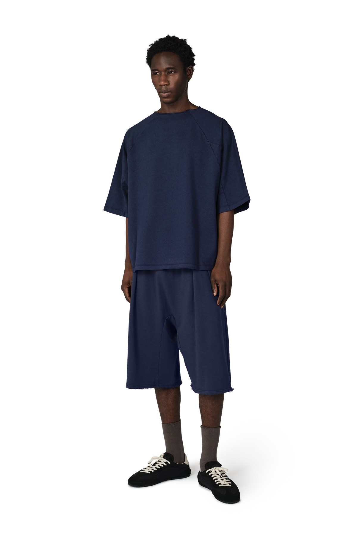 ボックスカットTシャツ（インク）