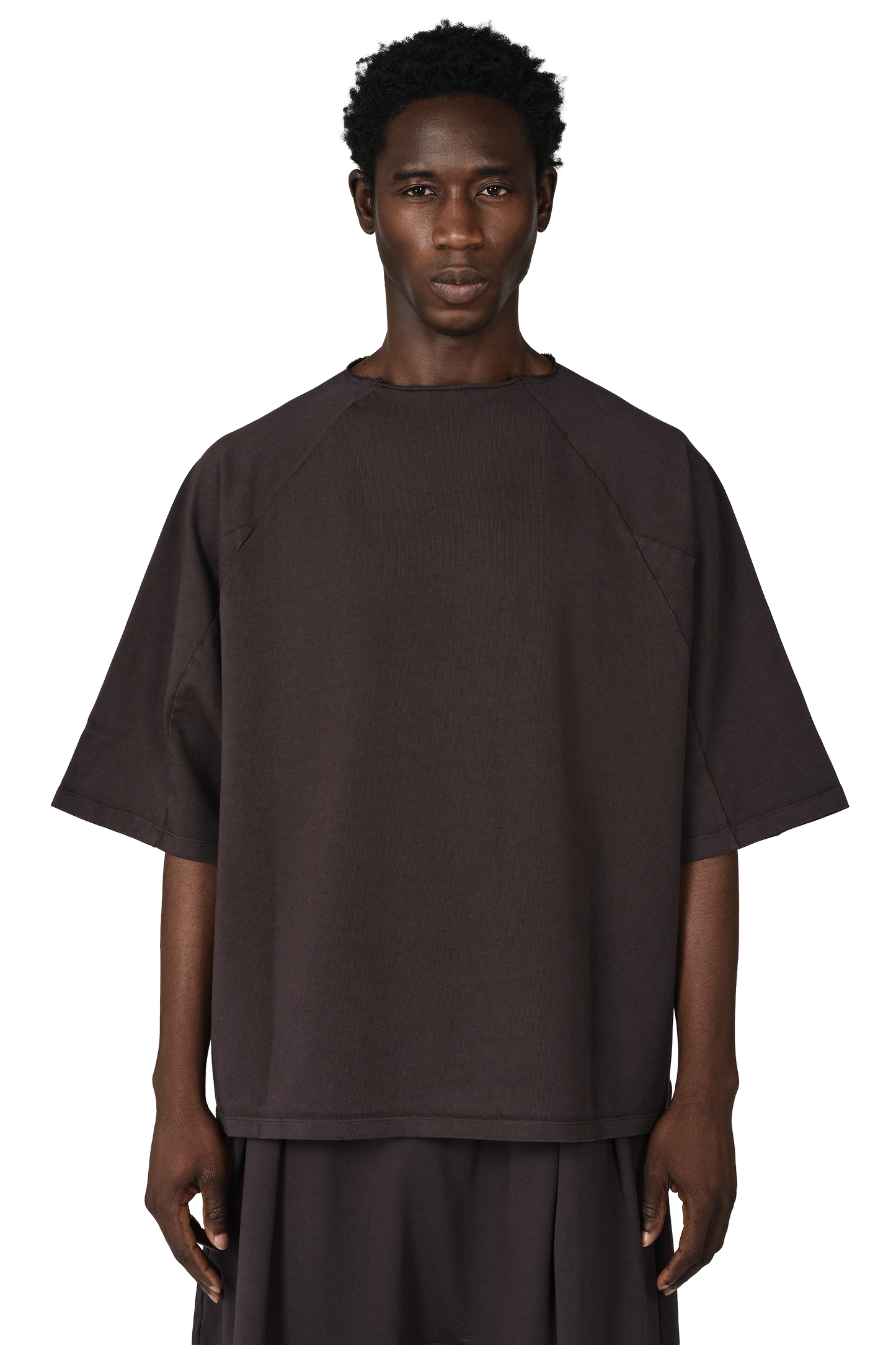 Box Cut Tee in Cave