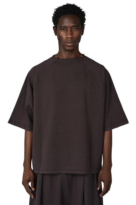 Box Cut Tee in Cave