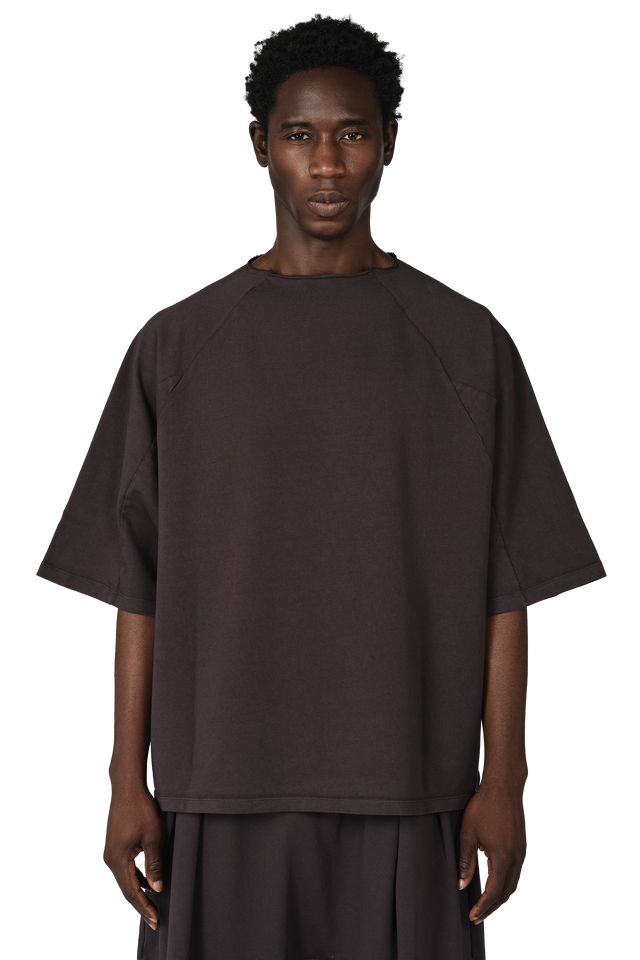 Box Cut Tee in Cave
