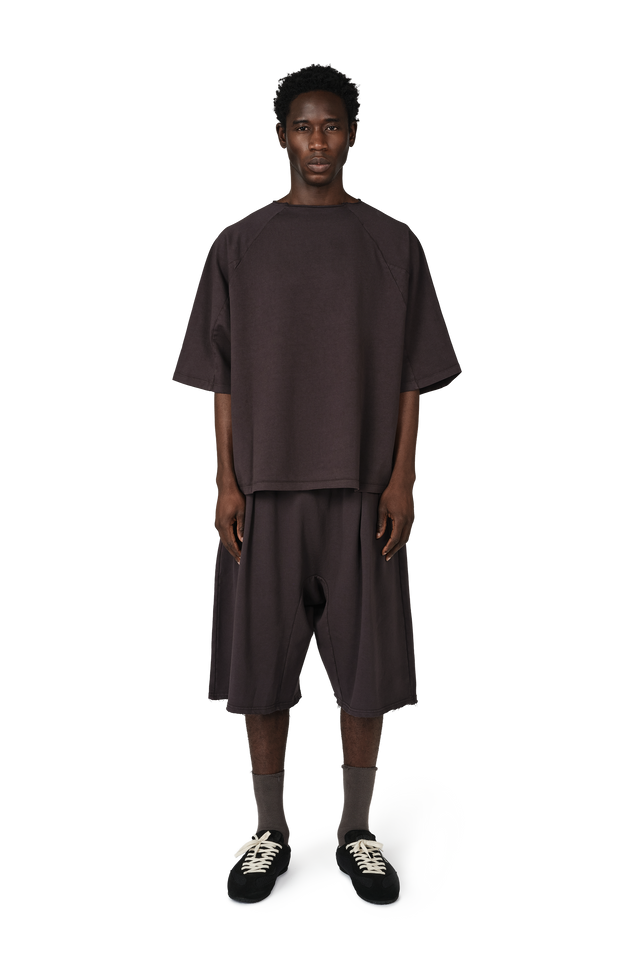 Box Cut Tee in Cave