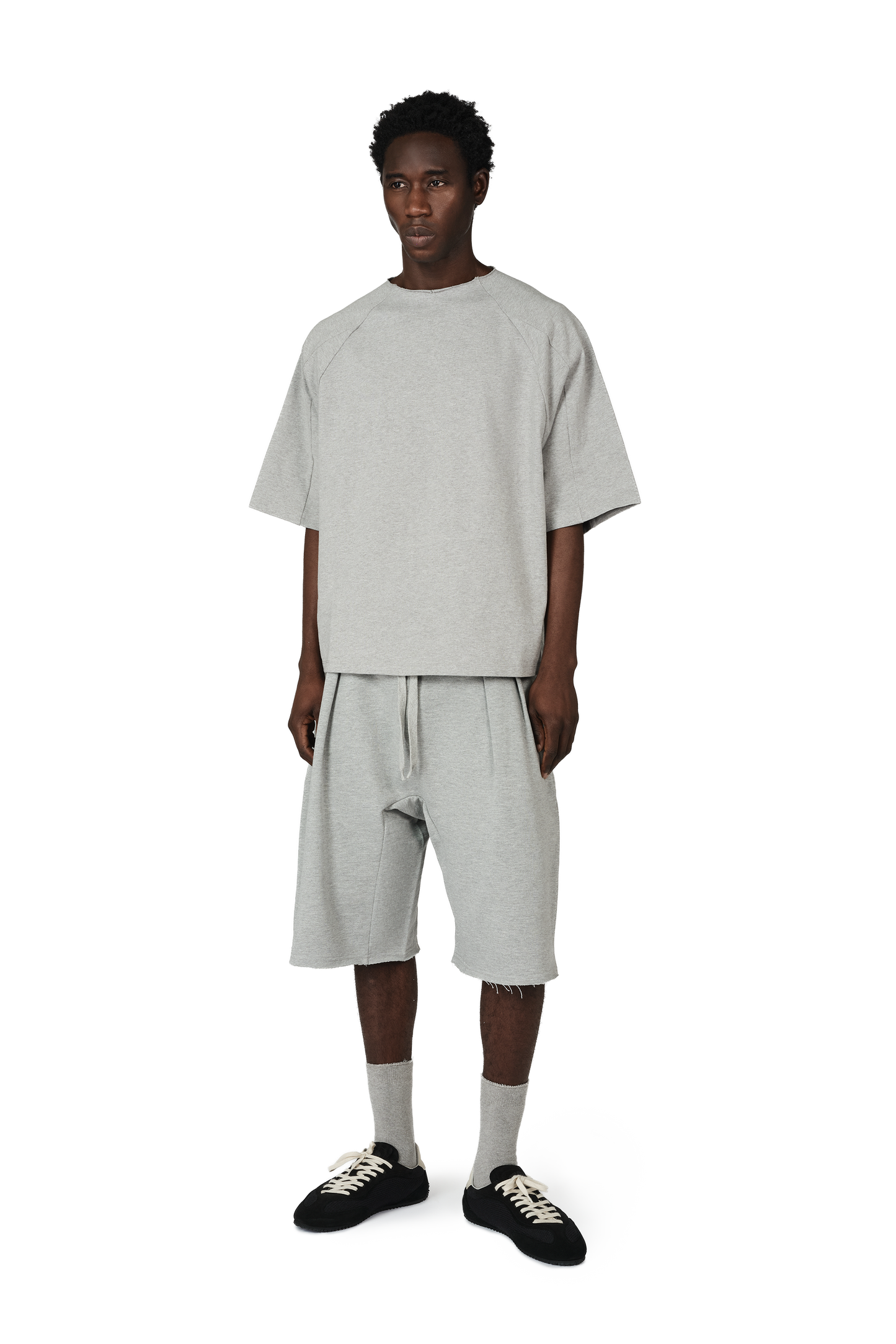 Box Cut Tee in Cloud