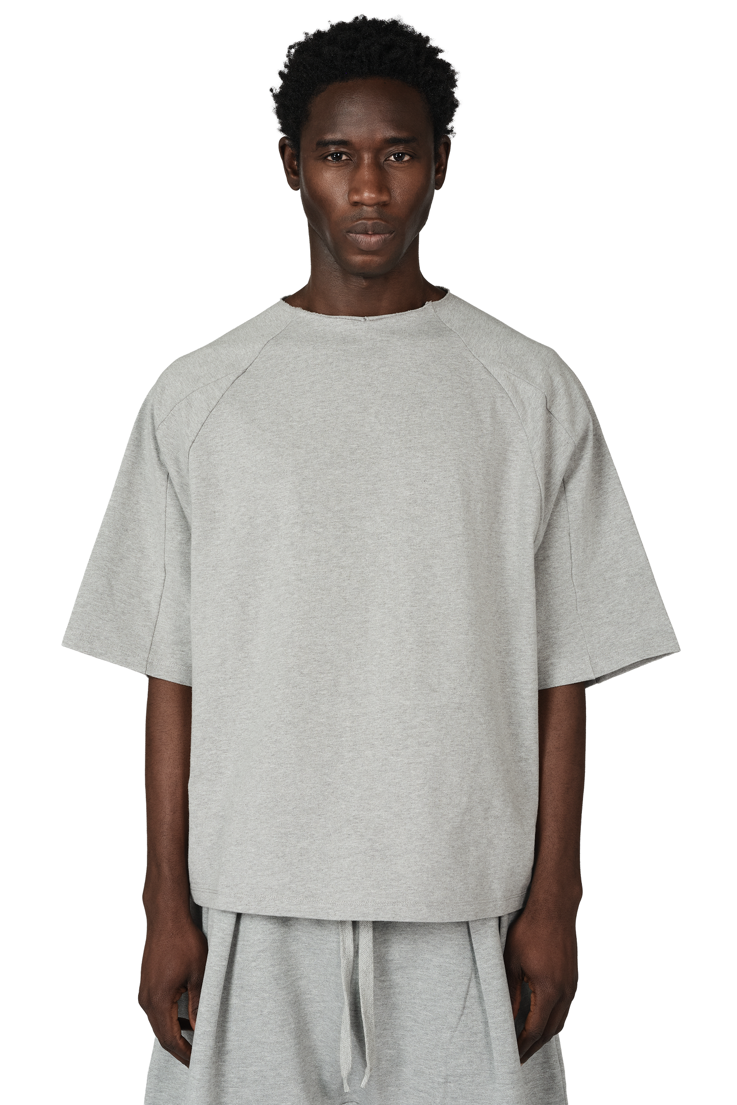 Box Cut Tee in Cloud