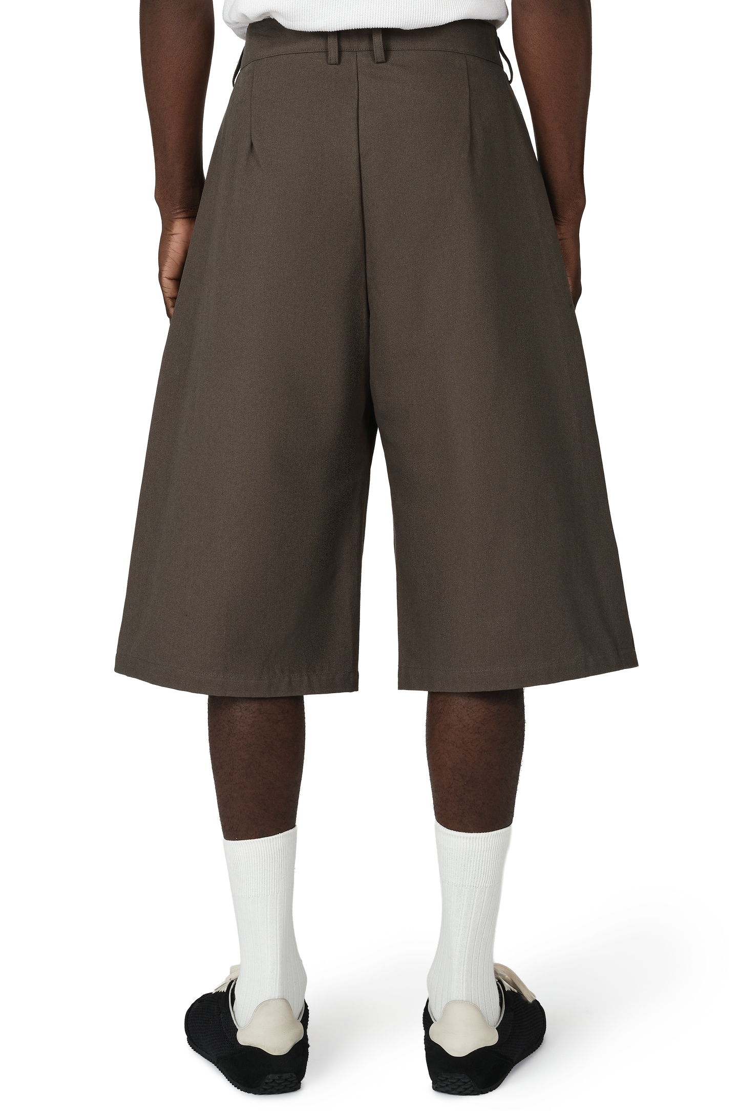 Duck Canvas Bermuda Shorts in Sage