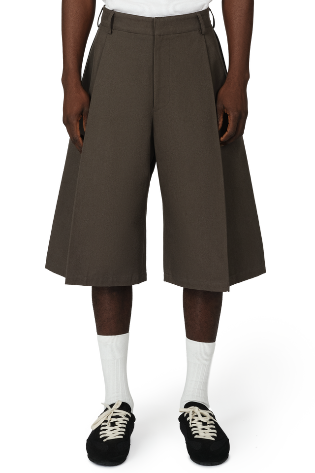 Duck Canvas Bermuda Shorts in Sage