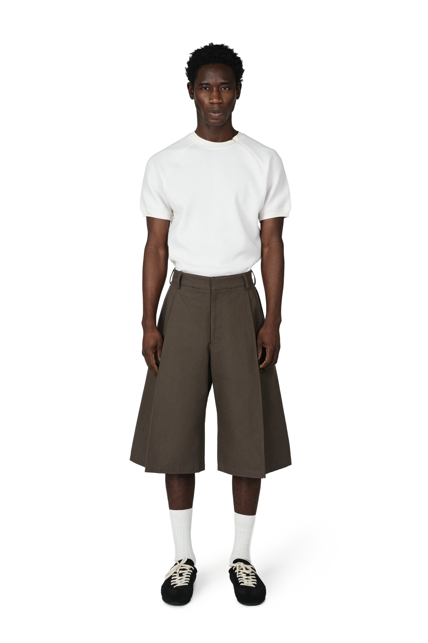 Duck Canvas Bermuda Shorts in Sage