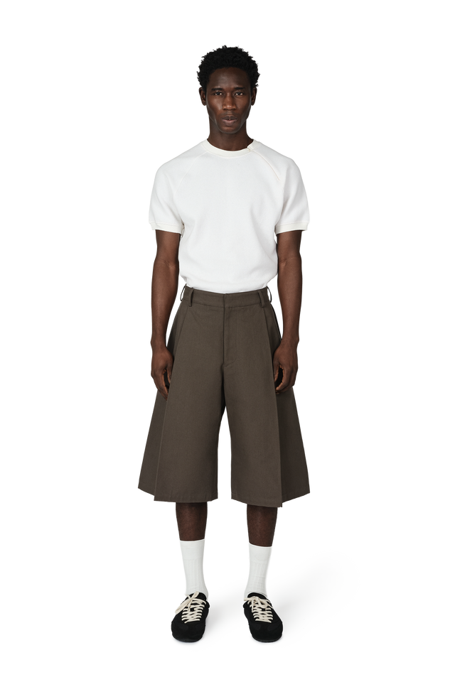 Duck Canvas Bermuda Shorts in Sage