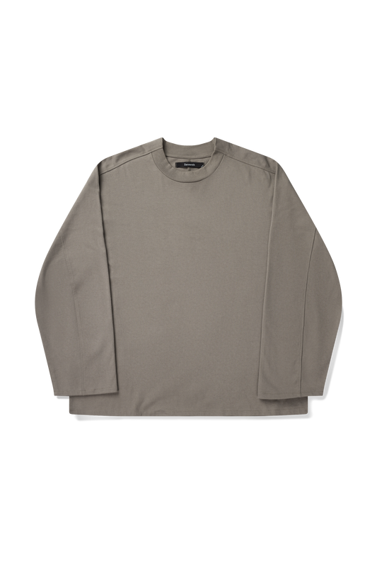 D7 Studio Long Sleeve Tee in Cement