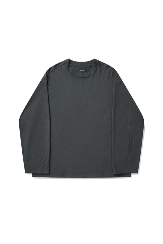D7 Studio Long Sleeve Tee in Steel