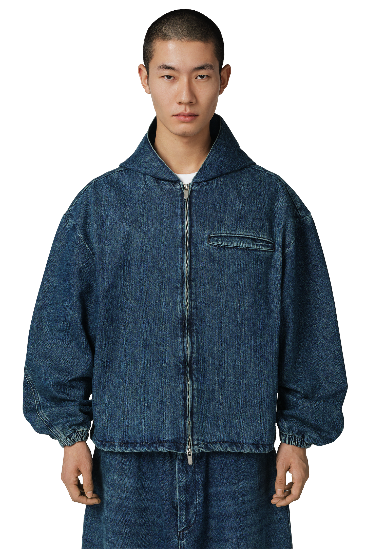 Denim 410 Orb Jacket in Clouded Indigo