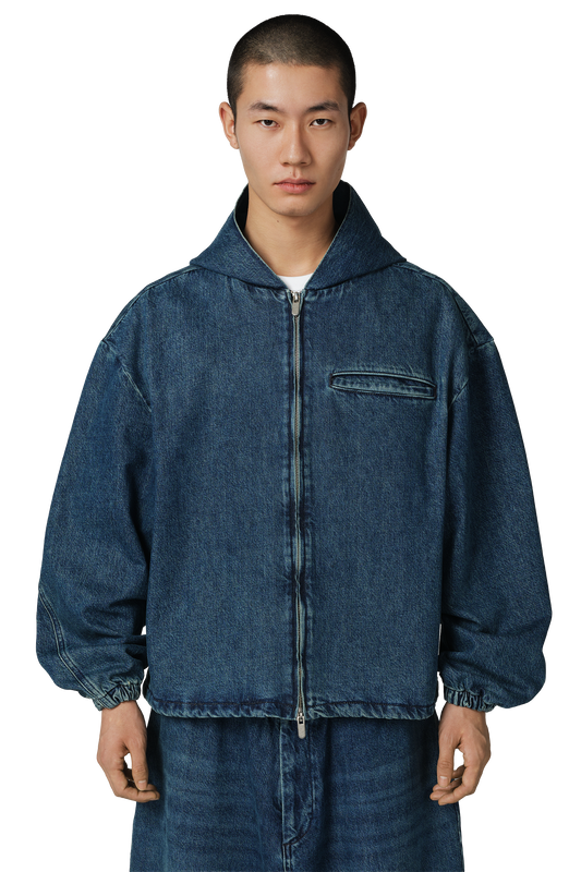Denim 410 Orb Jacket in Clouded Indigo