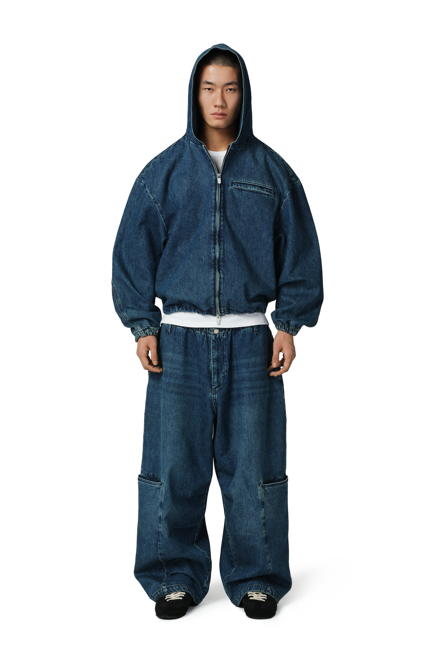 Denim 410 Orb Jacket in Clouded Indigo