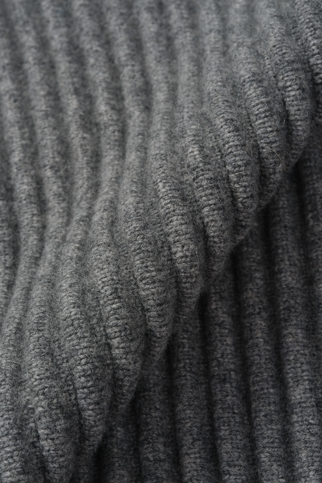 Globe Rib Knit Cardigan in Rhino