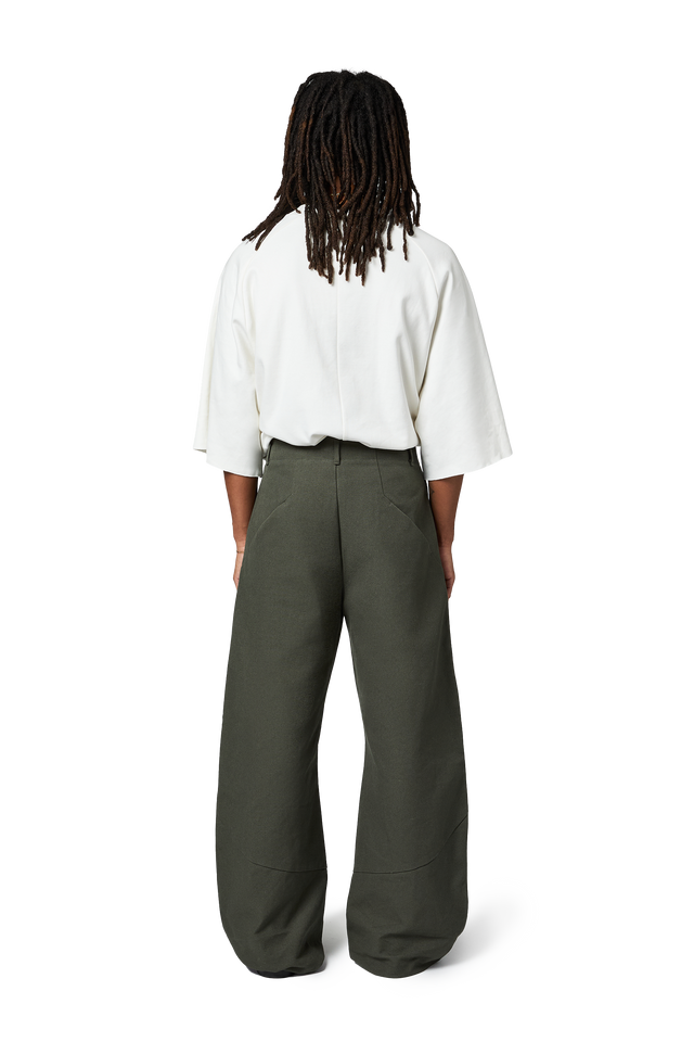 Canvas Workwear Pant in Thyme