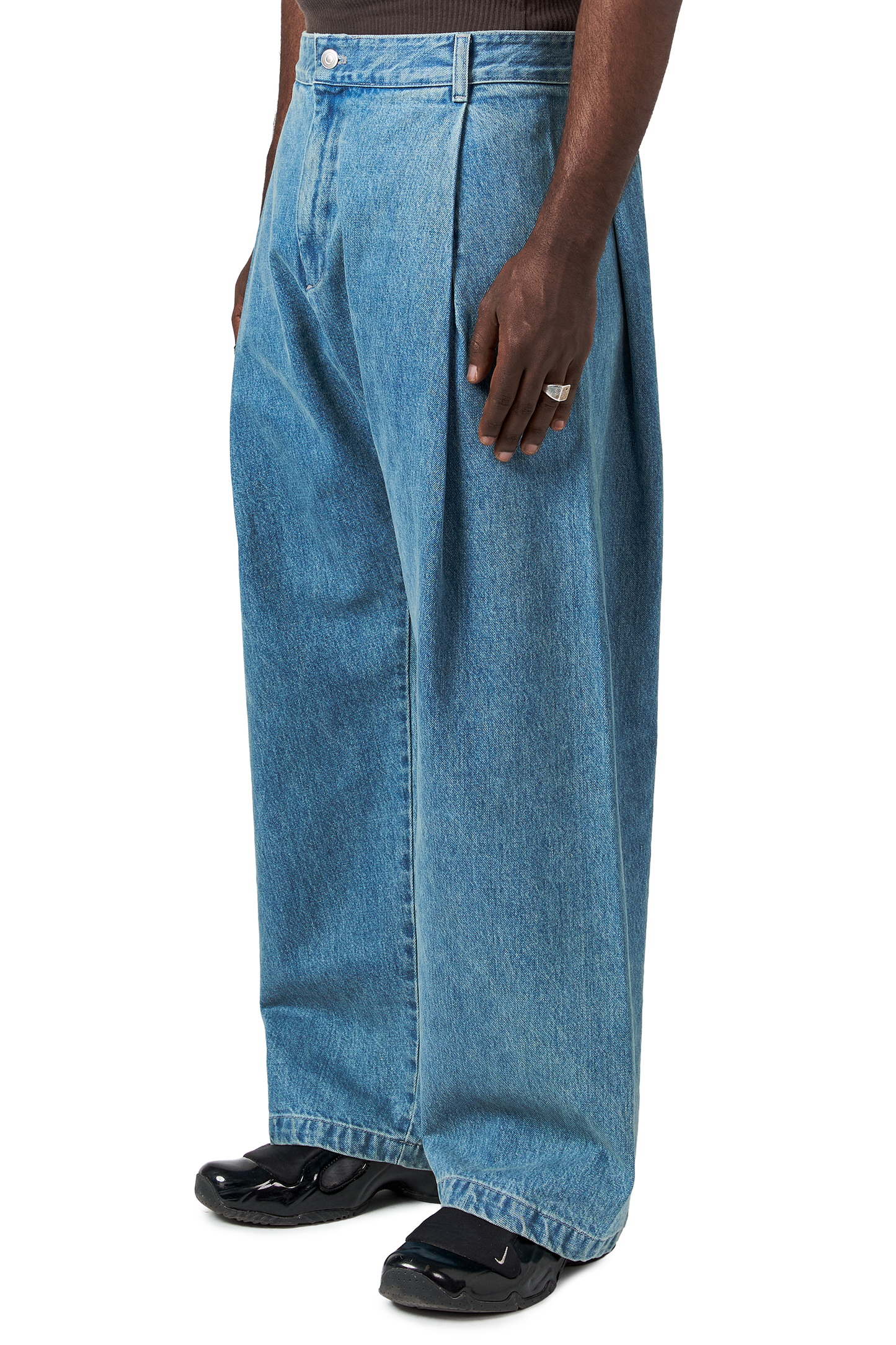 Denim 410 Bermuda Jeans in Vintage Tide Blue Wash
