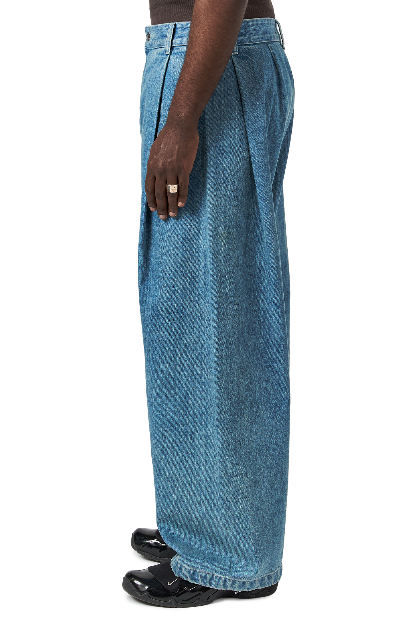 Denim 410 Bermuda Jeans in Vintage Tide Blue Wash