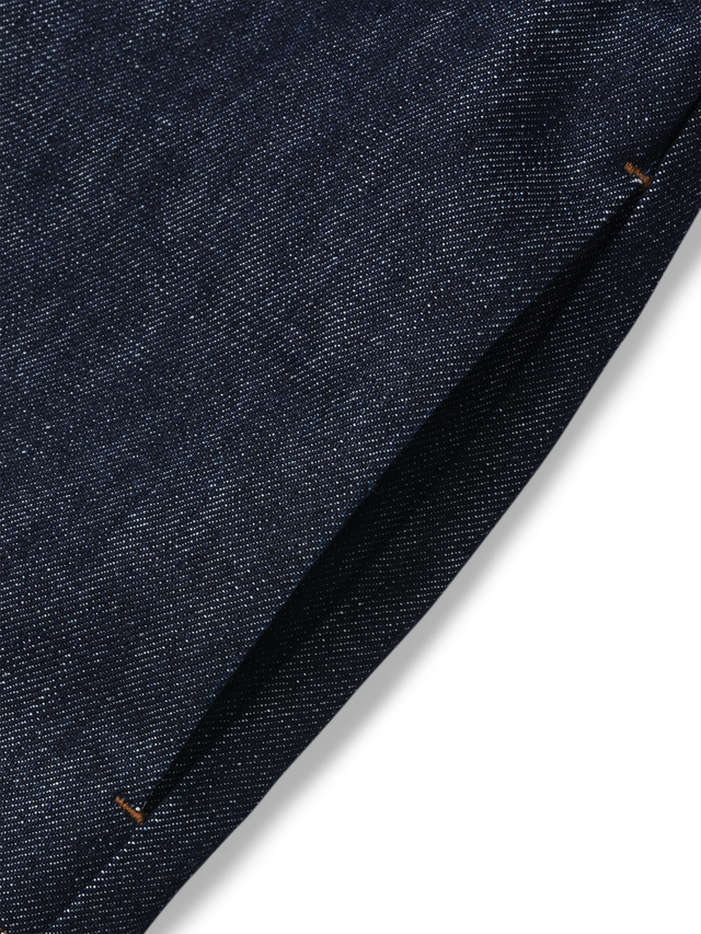 M5 Cuban Collar Shirt in Raw Indigo