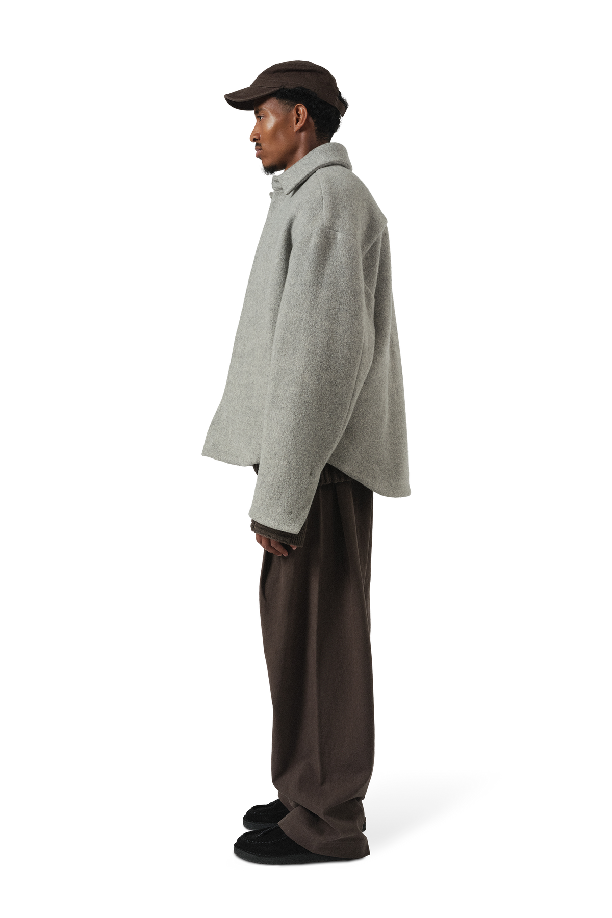 Wool Cove Jacket in Cloud