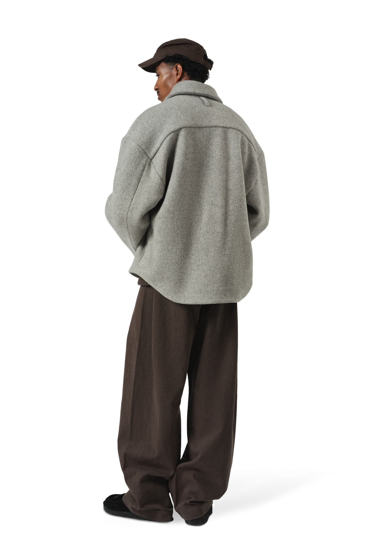 Wool Cove Jacket in Cloud